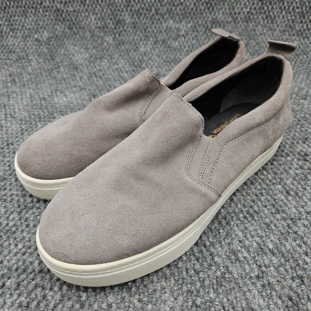 Circus Sam Edelman Scotlyn (Women's 10) Gray Slip On Sneakers Suede Casual Shoes